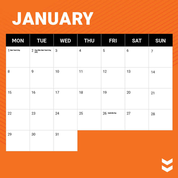 2024 Nrl Wests Tigers Calendar – Month Overview